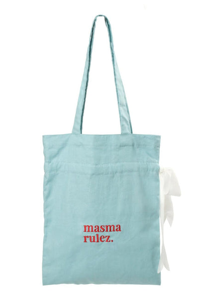 Masmarulez Ribbon Eco Bag Musinsa Edition _ Mint