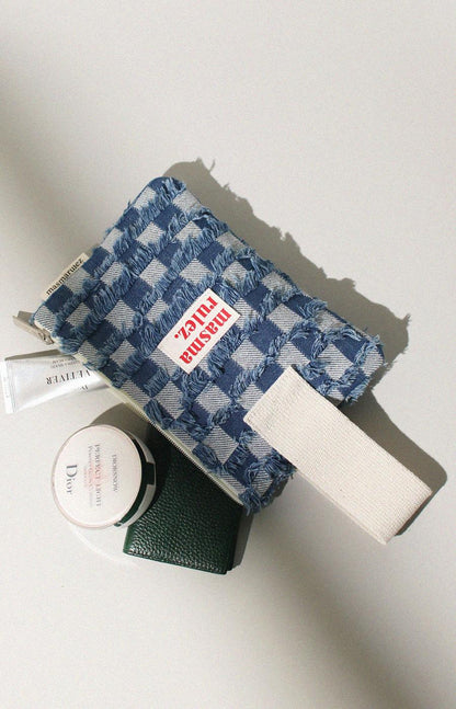 [Masmarulez] Roygh denim Strap pouch