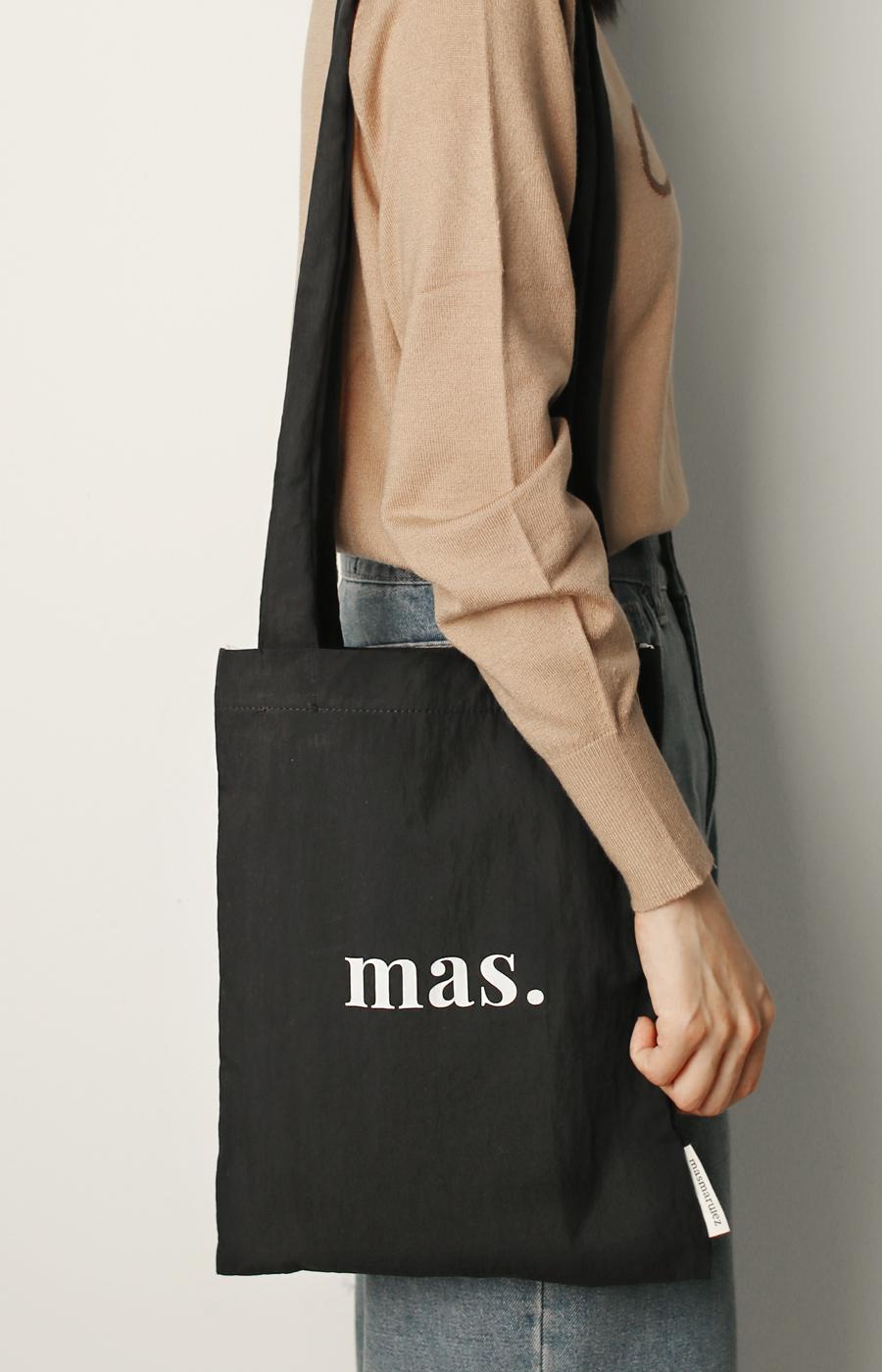 ■masmarulez■ Shirring eco bag Black 5000884259 Shirring eco bag _ Black : Masmarulez [마스마룰즈]