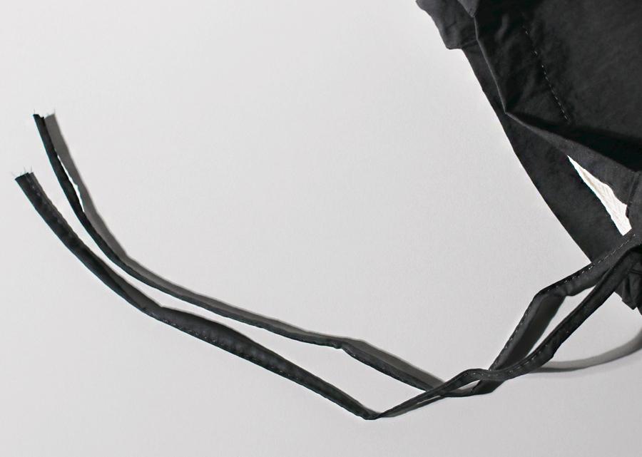 Masmarulez] Shirring eco bag Water proof_Black – Nyfashioncity