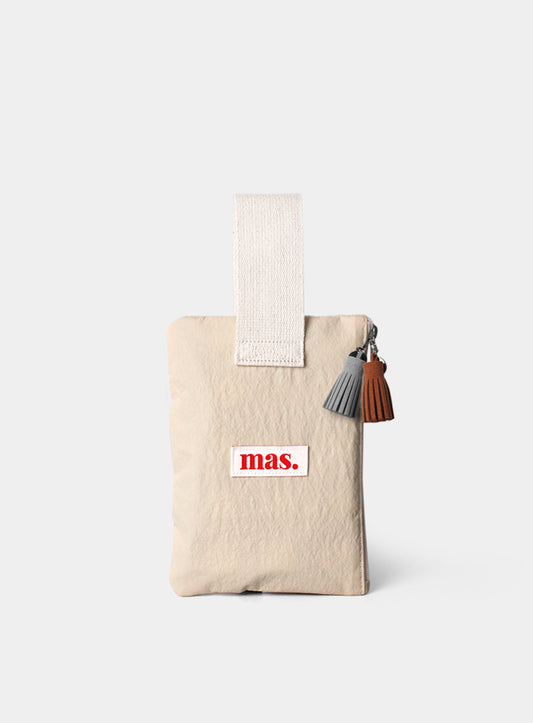 [Masmarulez] Solid Strap pouch _ Beige