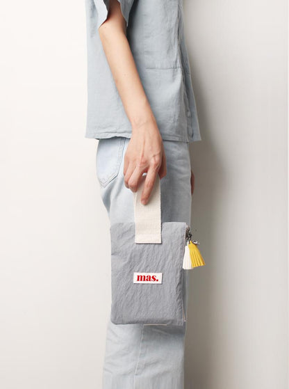 [Masmarulez] Korean Strap Pouch Bag _ Solid Gray