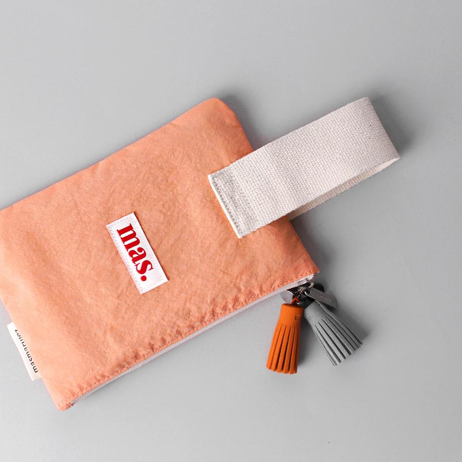 [Masmarulez] Korean Strap Pouch Bag _ Solid Orange