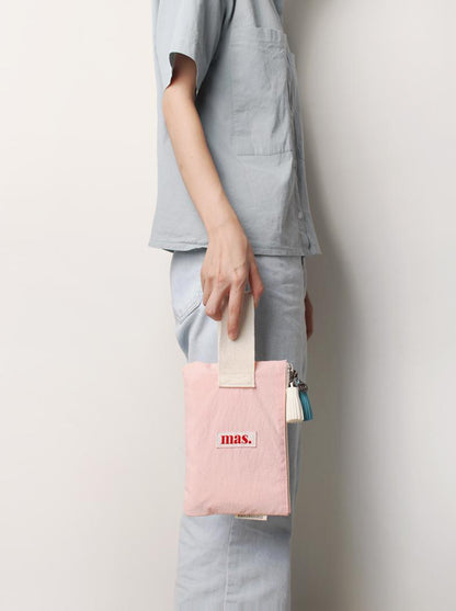 [Masmarulez] Korean Strap Pouch Bag _ Solid Pink