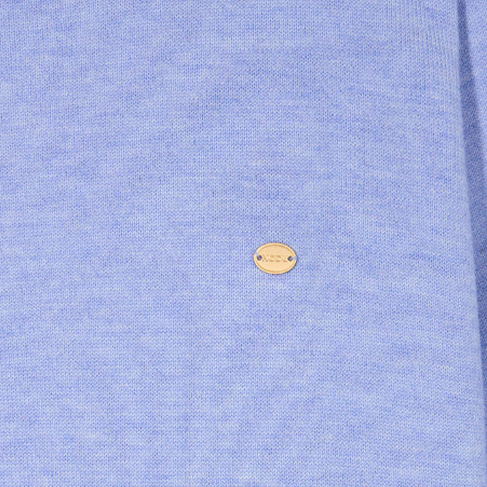 Basic Crew Neck Knit [Sky Blue]