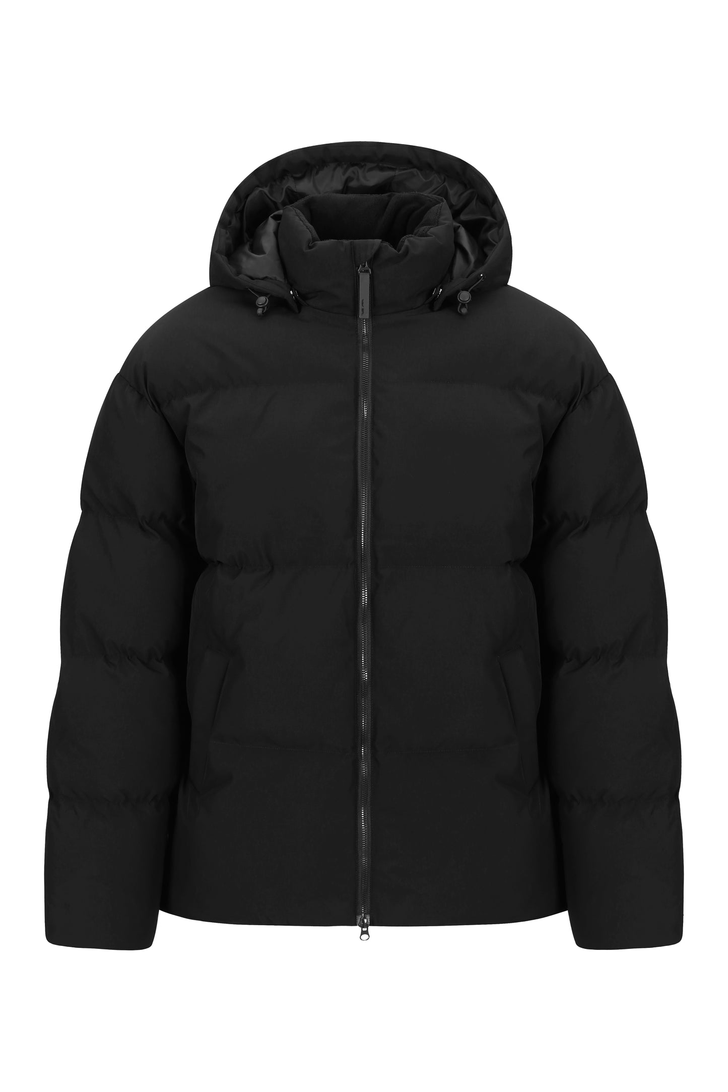 High Neck Hooded Padded Jacket