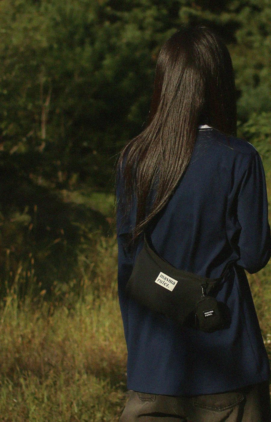 [Masmarulez] Travel sacoche cross bag _ Black