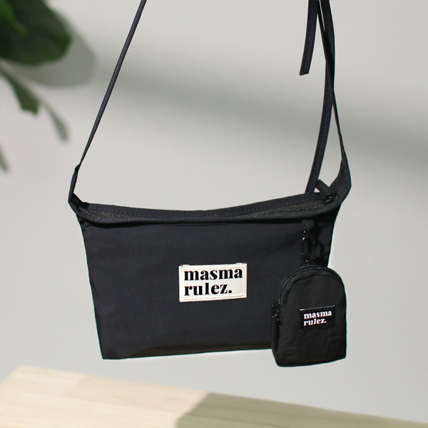 [Masmarulez] Travel sacoche cross bag _ Black