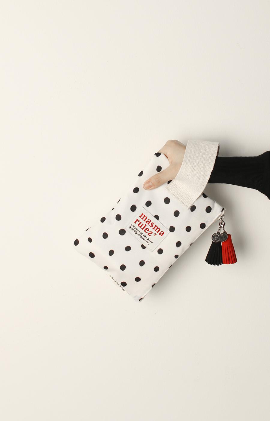 [Masmarulez]  Dot Strap pouch _ Black