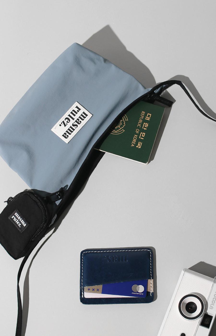 [Masmarulez] Travel sacoche cross bag _ Blue