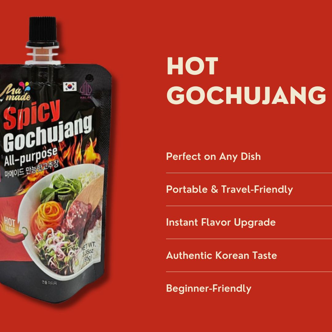 Korean Gochujang – All-Purpose Spicy Chili Paste | Honey / Mild / Hot