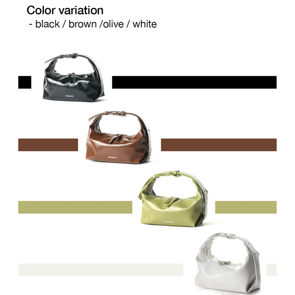 Masmarulez 3-Way Belted Mini Hobo Bag – Vegan Leather Convertible Tote, Shoulder, & Crossbody Purse for Women – Lightweight Daily Bag (Black)