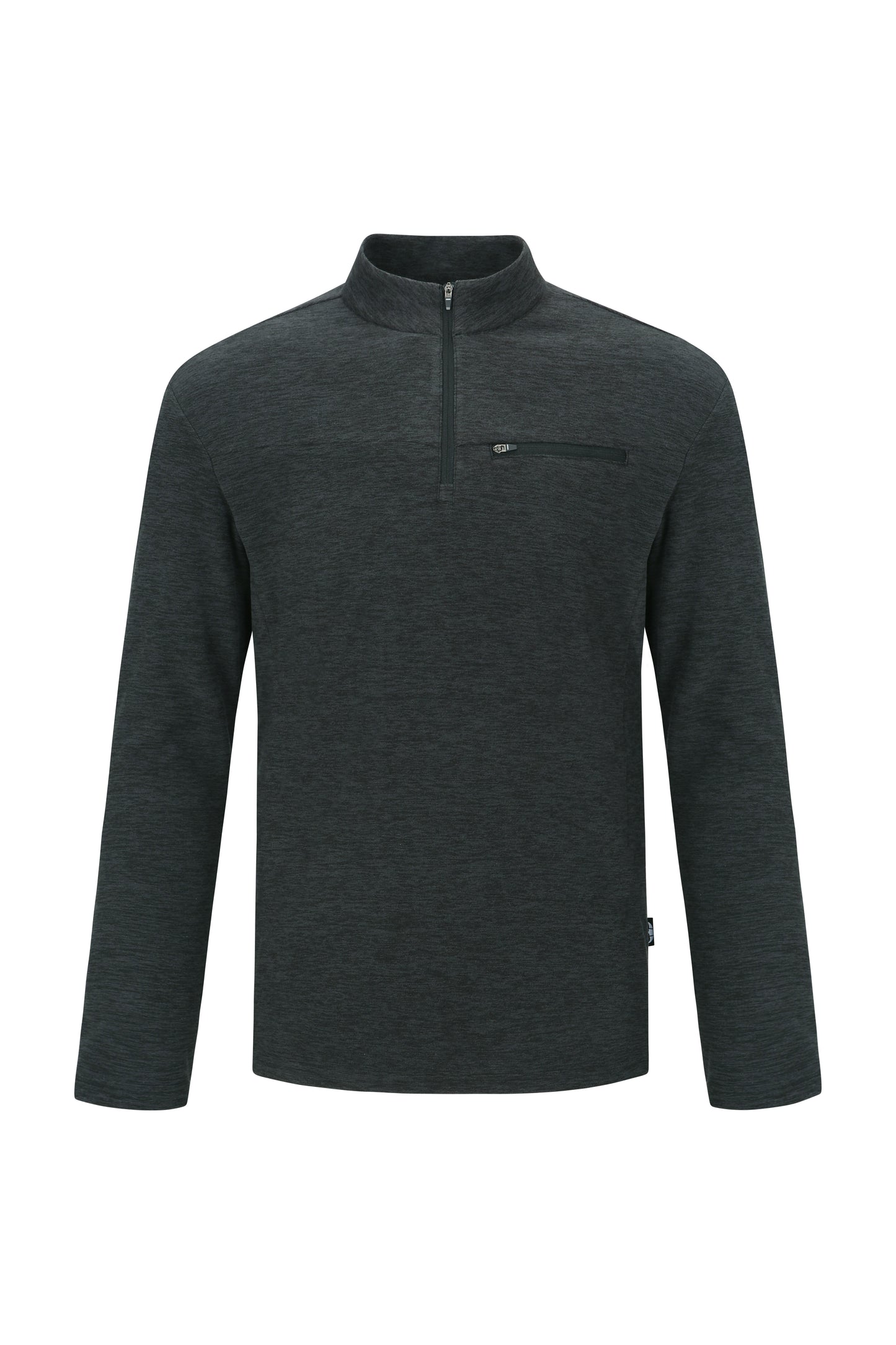 Double Fleece-Lined Zip-up T-shirt