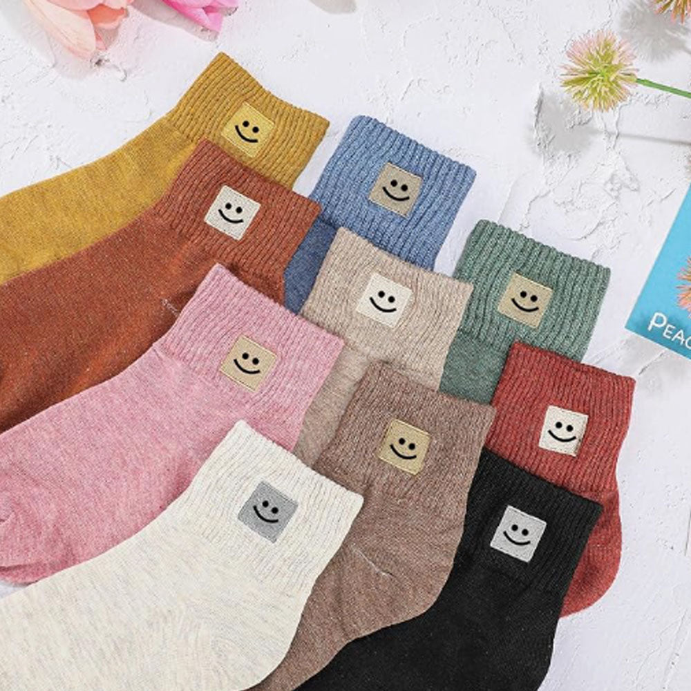 10 Pairs Socks Elastic Ankle Length Cotton Socks Aesthetic Socks Cute Socks Lightweight Low Cut Socks for Women Girl