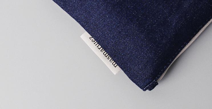 [Masmarulez]  Strap pouch _ Denim