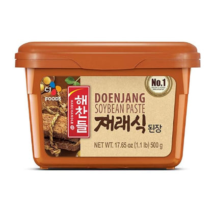 CJ Haechandle Soybean Paste, Korean Doenjang, 500g (1lb),