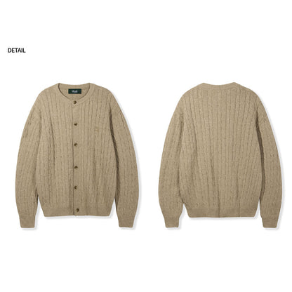 Cable Soft Cardigan [Beige]