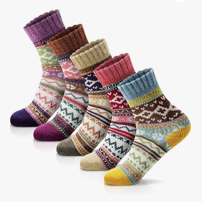 Women Socks Winter - Gifts for Women - Warm Thick Soft Wool Cozy Crew Socks Christmas Stocking Stuffers Gifts for Women