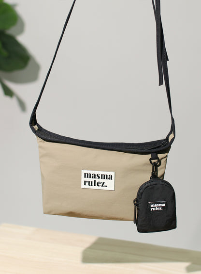 [Masmarulez] Travel sacoche cross bag _ Khaki