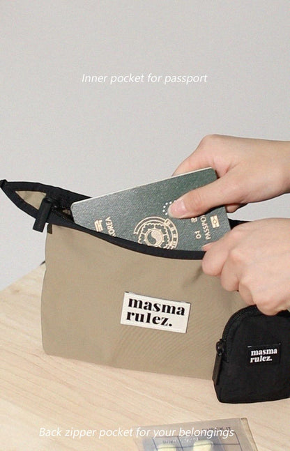 [Masmarulez] Travel sacoche cross bag _ Khaki