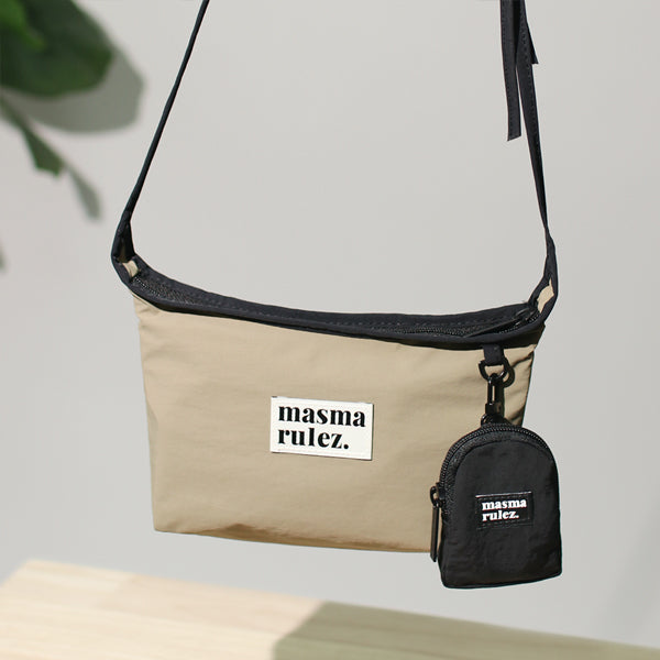 [Masmarulez] Travel sacoche cross bag _ Khaki