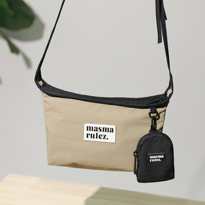 [Masmarulez] Travel sacoche cross bag _ Khaki