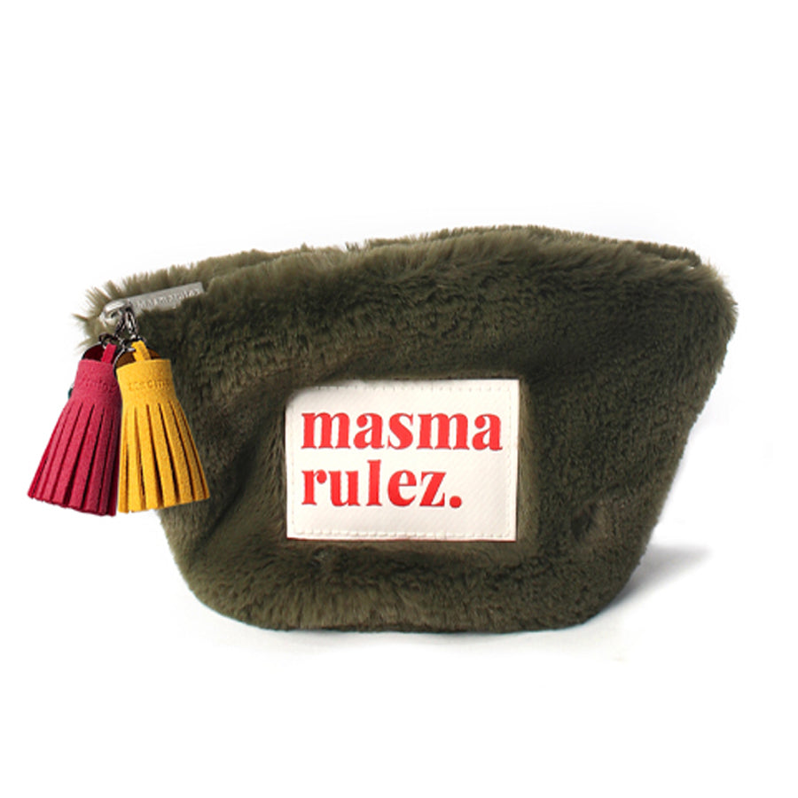 [Masmarulez] Bodry Stand pouch _ Olive green