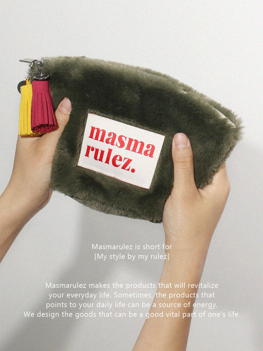 [Masmarulez] Bodry Stand pouch _ Olive green