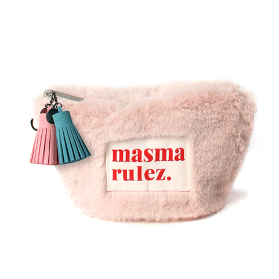 [Masmarulez] Bodry Stand pouch _ Pastel pink