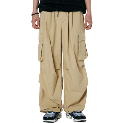 Cargo Tuck String Pants [Beige]