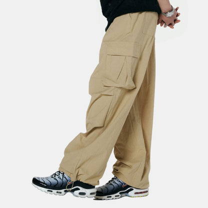 Cargo Tuck String Pants [Beige]