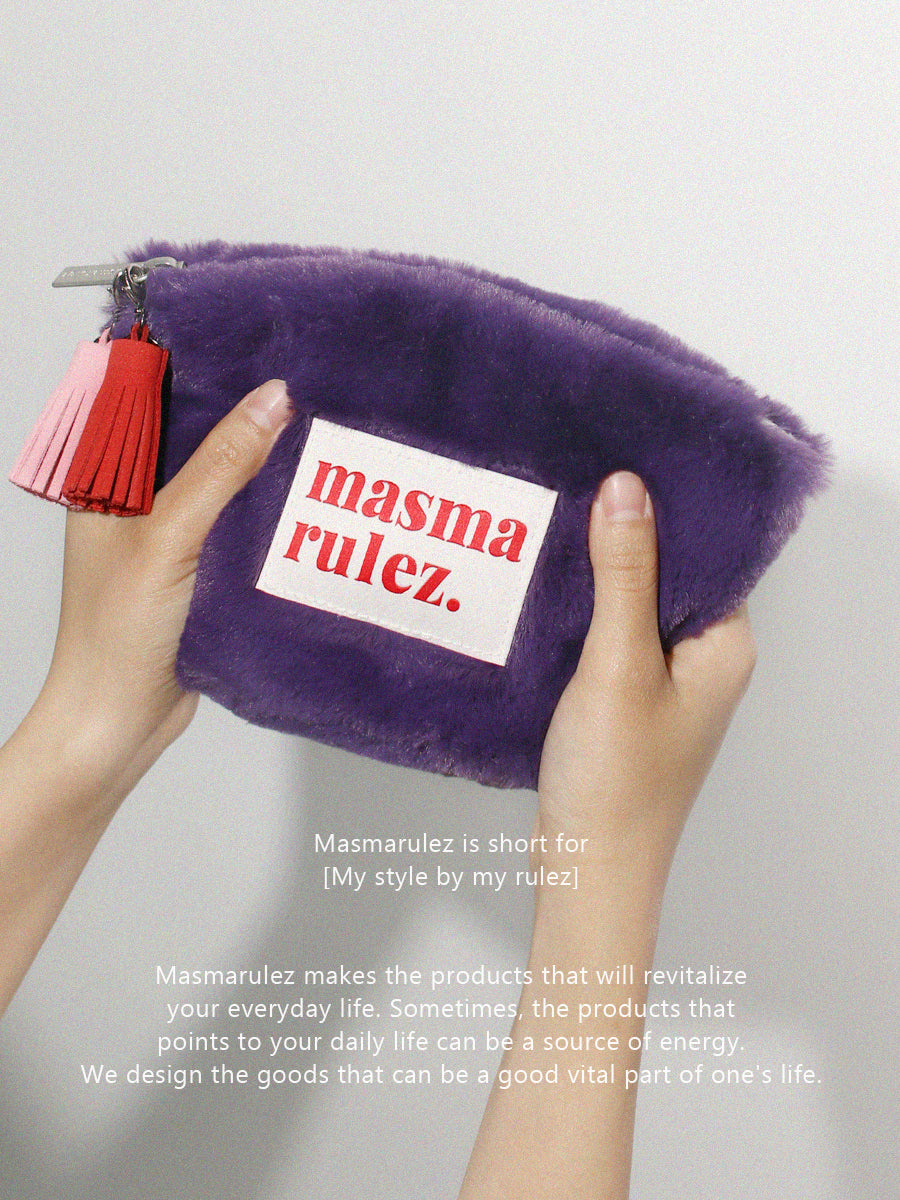 [Masmarulez] Bodry Stand pouch _ Purple