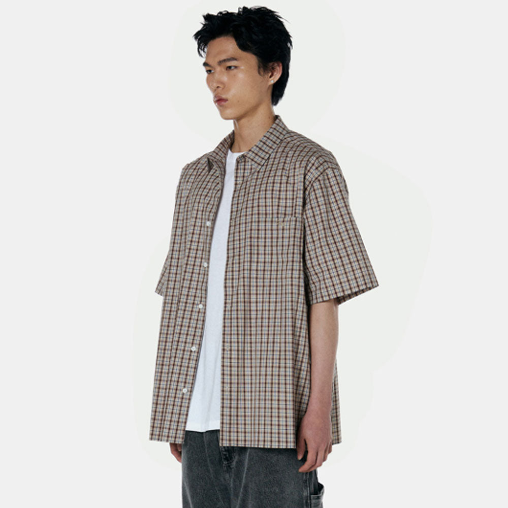 Check Shirts [Beige]