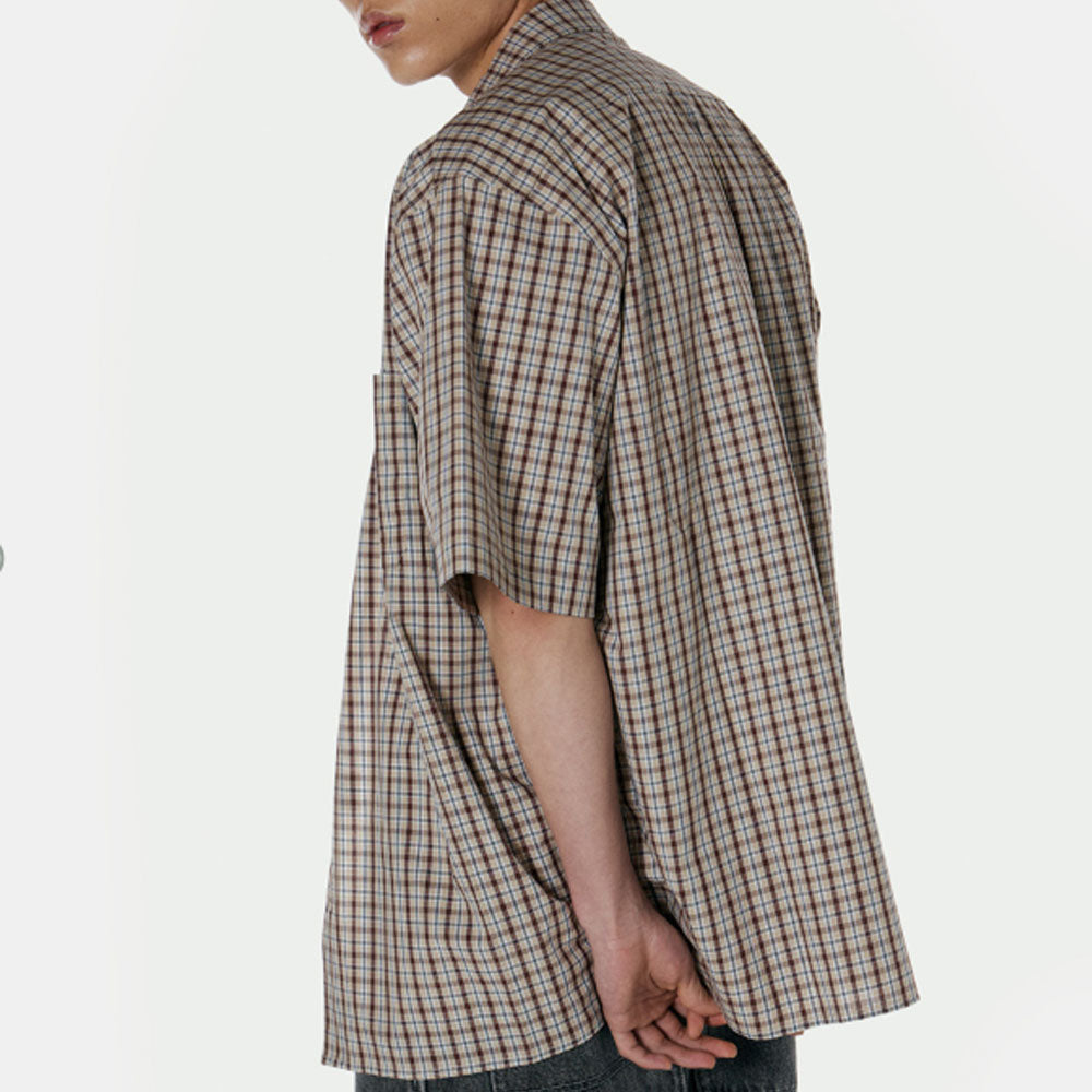 Check Shirts [Beige]