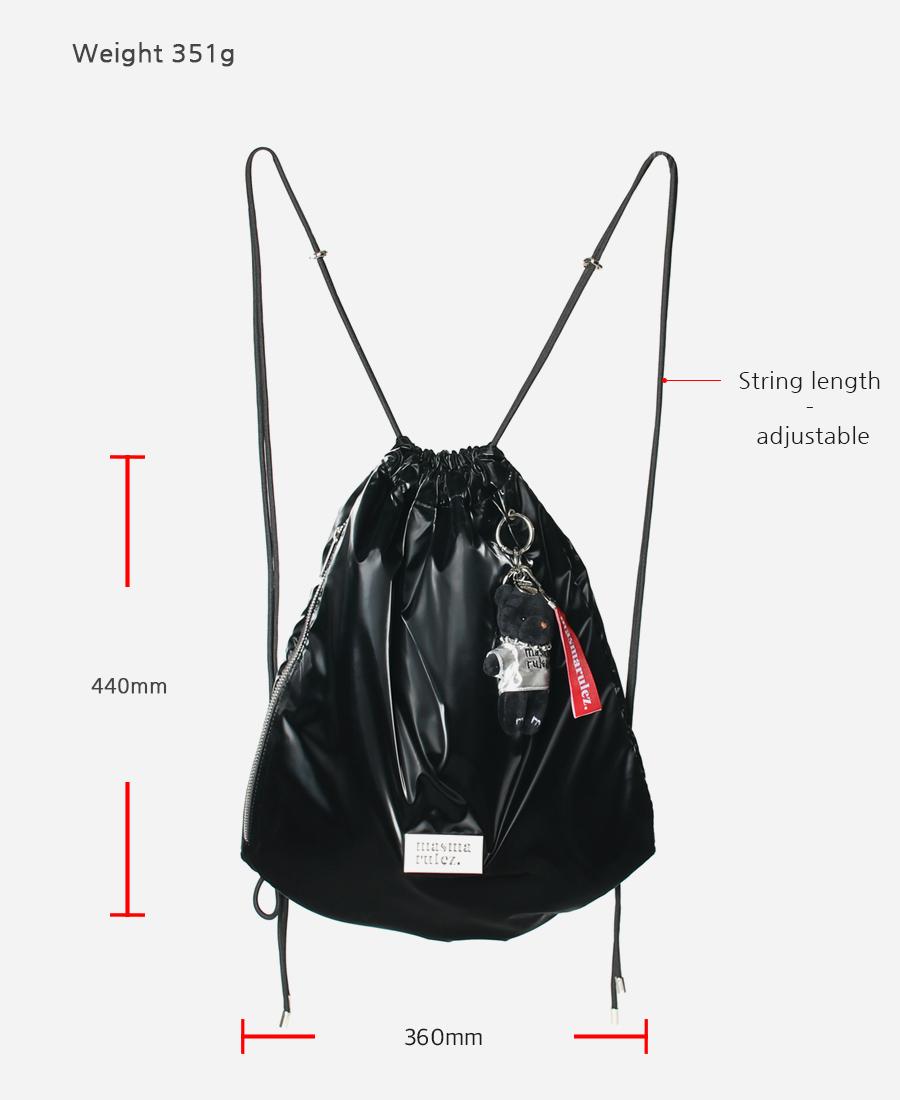 [Masmarulez] Gym sack string bag _ Tear lemon