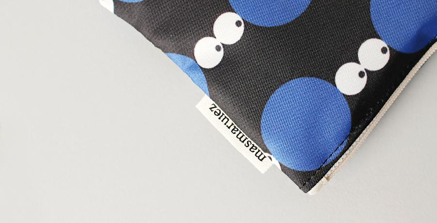 [Masmarulez] Eye dot Strap pouch _ Blue