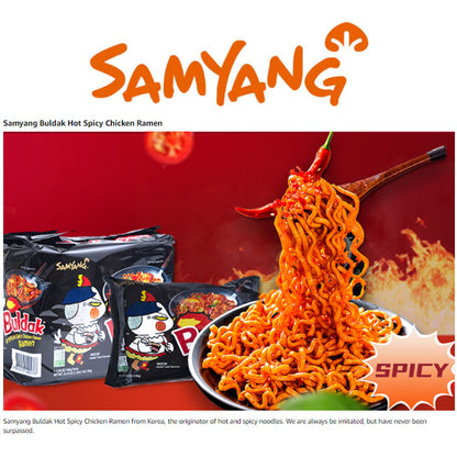 Buldak Spicy Ramen, Hot Chicken Ramen 5pack