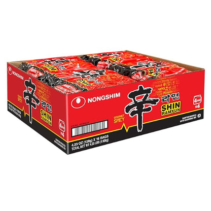 Spicy Shin Instant Ramen Noodle, 16Pack