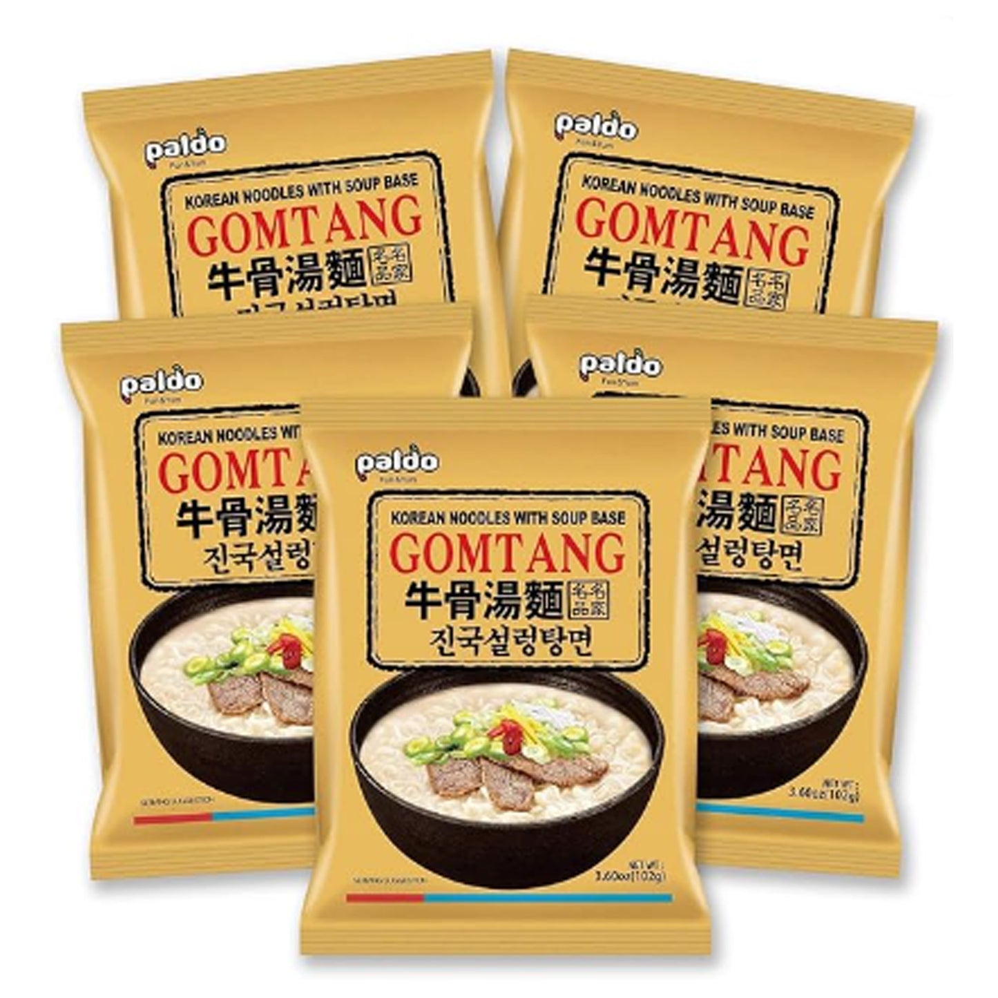 PALDO FUN & YUM Gomtang Ramen 20-Pack, 4.05 ounce (pack of 20)