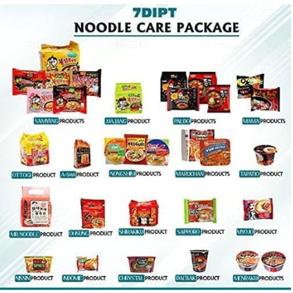 Assorted Ramen Variety Bundle. Instant Noodle Box includes Free Fortune Cookie & Free Chopsticks. Noodle mix of Nong Shim, Nissin, Samyang, Mama, Acecook, Kung-Fu, Ottogi with Extra Mix Brands.