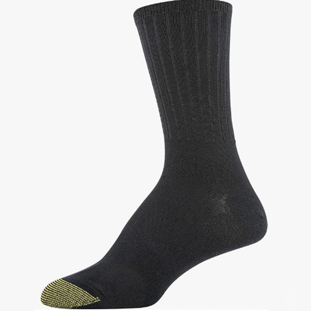 Women's Casual Texture Crew Socks, Multipairs /Black (6-pairs)