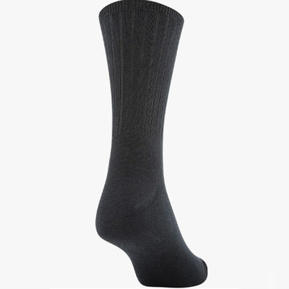 Women's Casual Texture Crew Socks, Multipairs /Black (6-pairs)