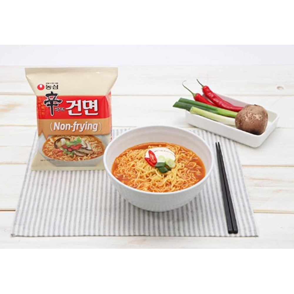 [Nongshim] Shin Ramyun Non-Frying (dried noodles / Pack of 5) / Hot & Spicy Noodle Soup / Korean food / Korean ramen (overseas direct shipment)