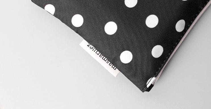 [Masmarulez]  Dot Strap pouch _ White