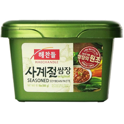 Seasoned Soybean Paste 1.1 Lb. (500g) Tub