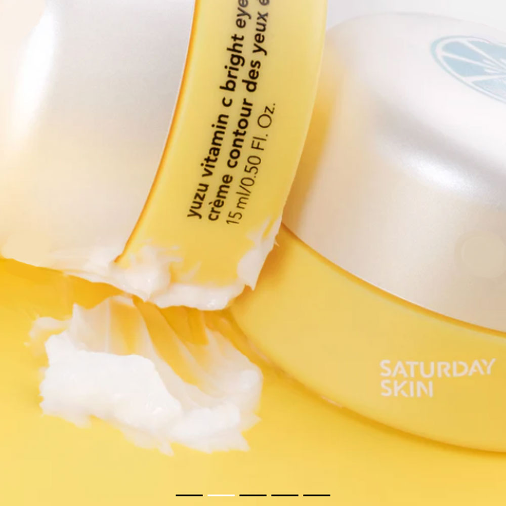 [saturdayskin] yuzu vitamin c bright eye cream (15ml)