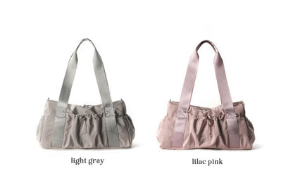 [Masmarulez] Glossy shoulder duffel bag Water proof _ Lilac pink