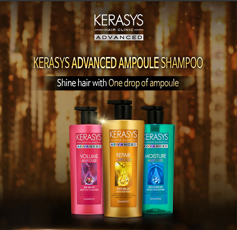 Kerasys Advanced VOLUME Ampoule for Thinning Hair (Shampoo 21 fl oz / 600 ml)
