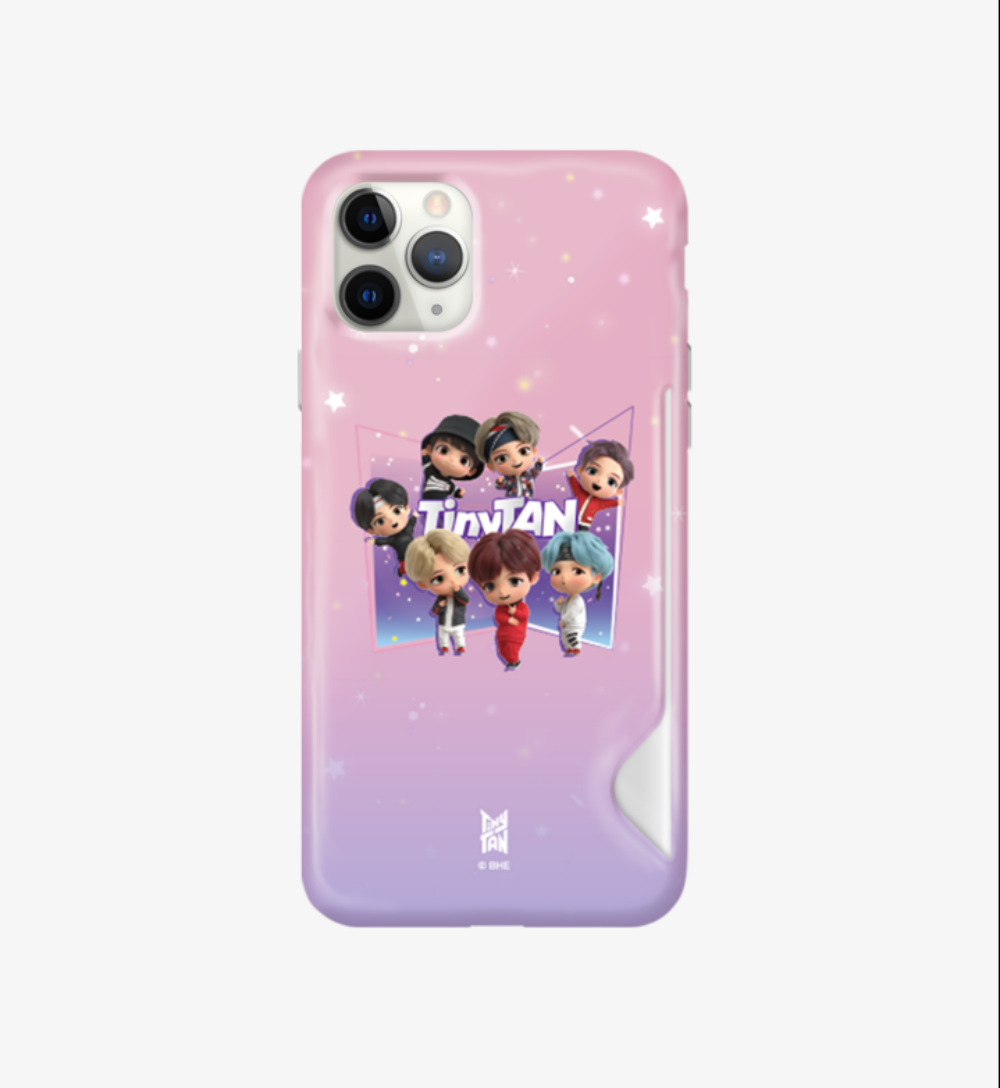 BTS X TINYTAN Magic Door Card Snap Jelly Case, MICDropClearTPU Case,  MagicDoorCase