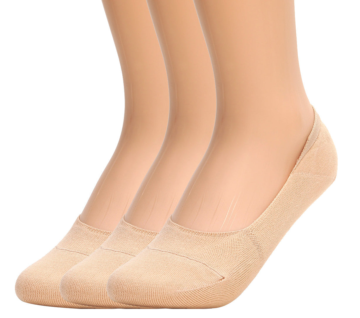 Womens Anti-Slip No Show Socks